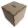 Alcancia MDF 20x20x20