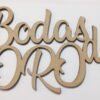 Letrero Bodas de Oro MDF